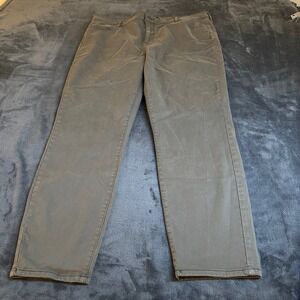 Buffalo David Bitton Havana Hi Rise Ankle Stretch Olive/Gray Womens Pants 16/36